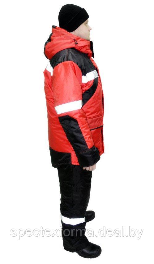 Куртка утепленная "Монблан-Люкс", красно-черная - фото 2 - id-p96916588