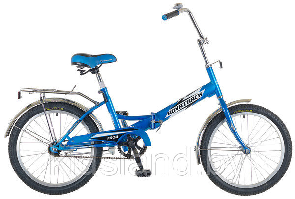 Детский складной велосипед Novatrack 20" (синий)
