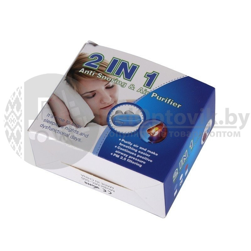 Фильтр для носа 2 в 1 Anti Snoring and Air Purifier (воздушный фильтр и антихрап, заменитель марлевой повязки) - фото 6 - id-p96957025