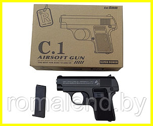 Детский металлический пистолет Airsoft Gun С1