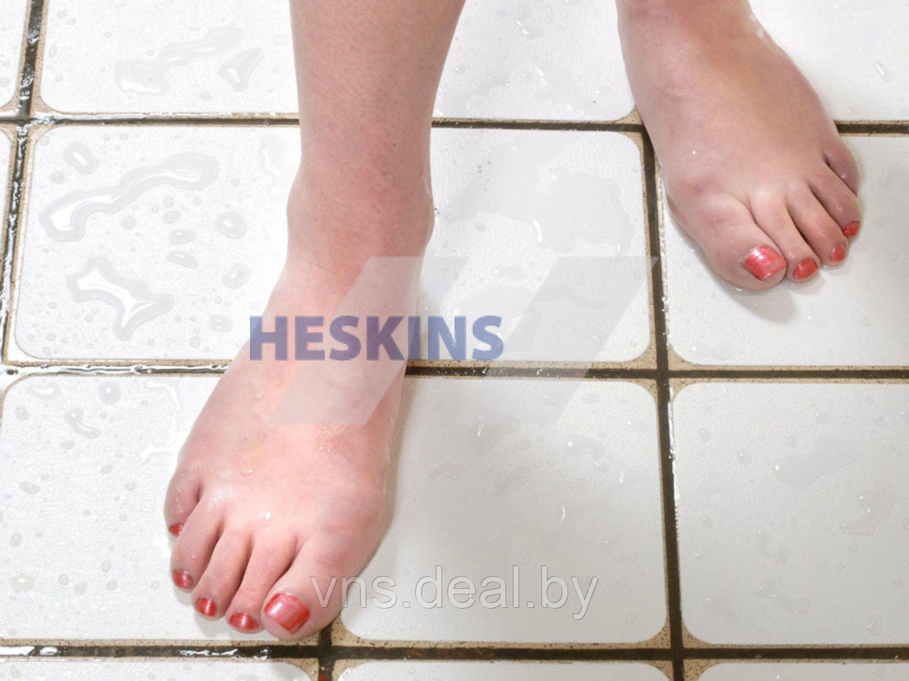 Противоскользящая лента Heskins, безабразивная прозрачная Aqua-Safe, 25 мм х 18,3 м (Англия)