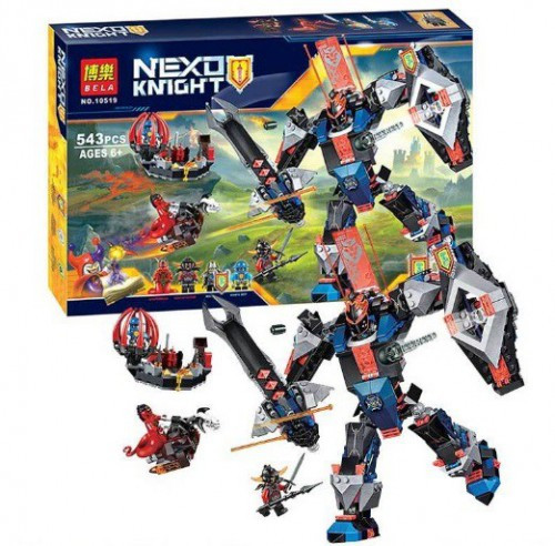 Детский конструктор Bela Nexo Knights 10519 "Робот Чёрный рыцарь", аналог LEGO 70326 - фото 3 - id-p96992758