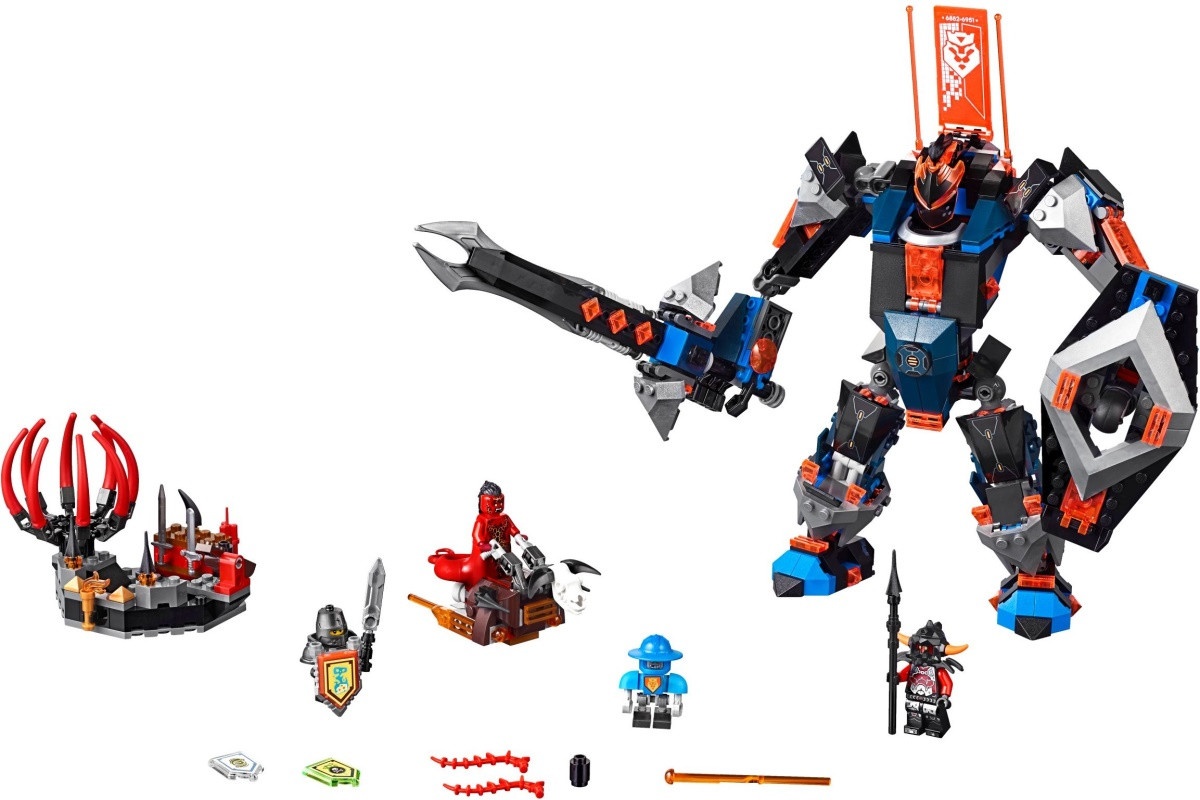 Детский конструктор Bela Nexo Knights 10519 "Робот Чёрный рыцарь", аналог LEGO 70326 - фото 4 - id-p96992758