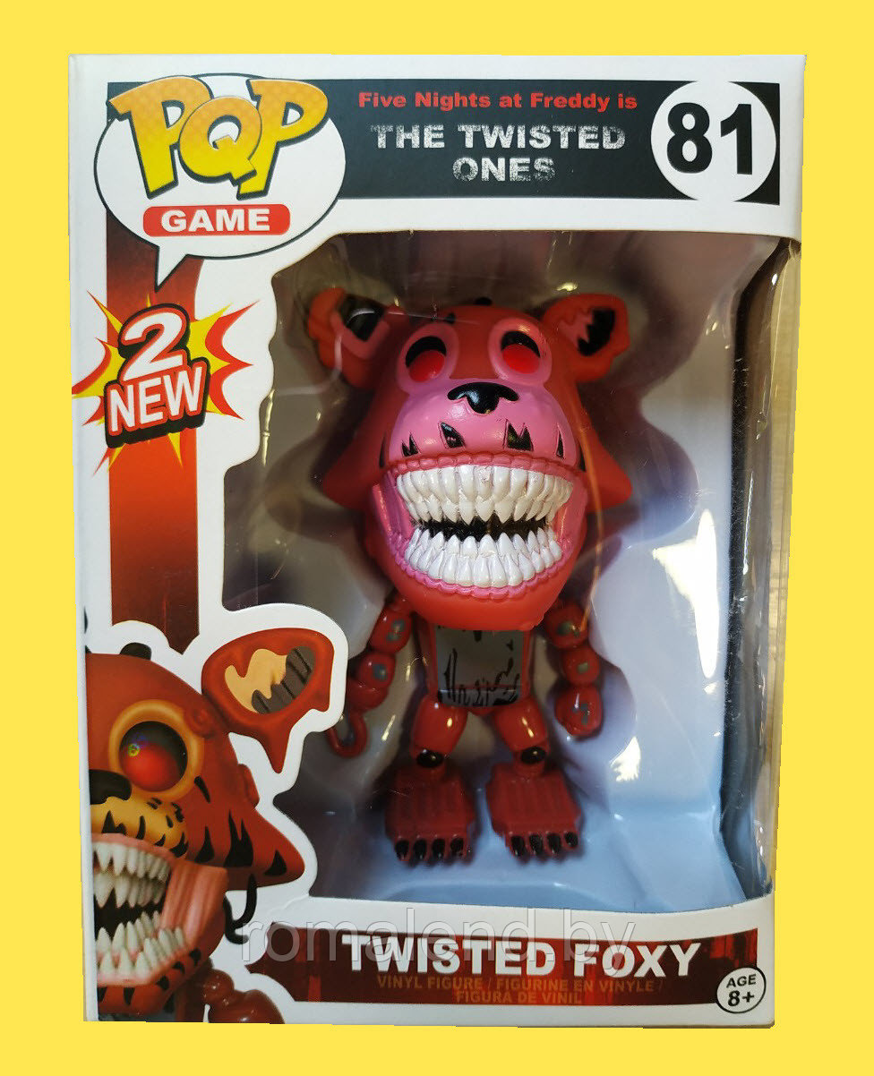 Аниматроник Twisted Foxy из 5 ночей с Фреди Funko Pop (аналог)