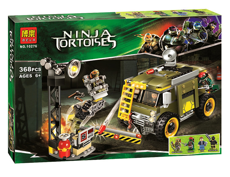 Конструктор bela 10276 Черепашки-ниндзя Teenage Mutant Ninja Turtles Спасательная операция , аналог Lego 79115
