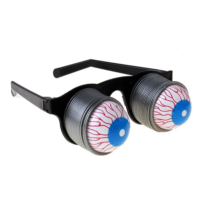 Карнавальные очки с выпадающими глазами - фото 1 - id-p97016013