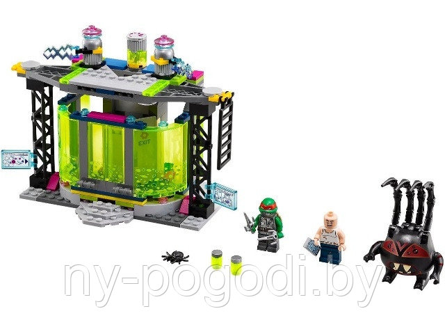 Конструктор Черепашки-ниндзя Bela 10262 Комната мутаций 196 дет, аналог Lego Ninja Turtles 79119 - фото 5 - id-p97022145