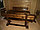 Набор садовый и банный из деревянный "Для Бани и Беседки"  1,6 метра 5 предметов, фото 10