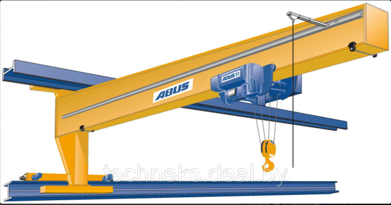 Краны  консольные однобалочные передвижные ABUS.