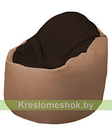 Кресло мешок Bravo (темно-коричневый, карамель)