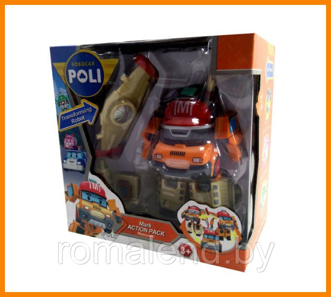 Трансформер 3в1 Марк "Robocar Poli" (Экшен пак)