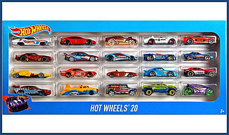 Набор Hot Wheels металлических машинок (20 шт)