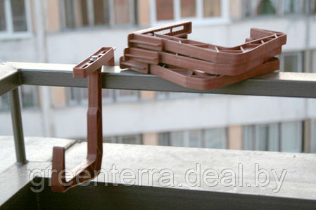 Крепление для балконного ящика (белое, тёмно-коричневое, графитовое), фото 2