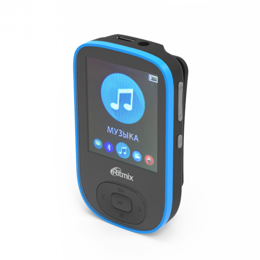 MP3-плеер Ritmix RF-5100BT 8GB, Bluetooth, FM-радио, диктофон, MicroSD