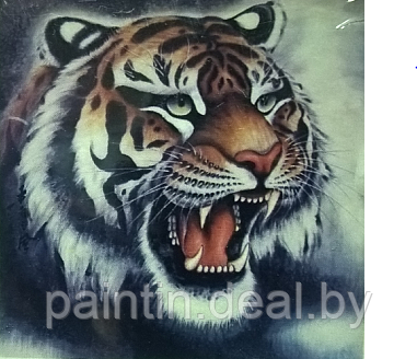 Алмазная мозаика "Тигр" на подрамнике - фото 1 - id-p97105146