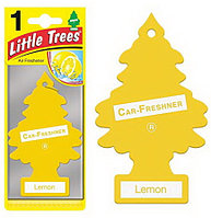 Ароматизатор для салона авто подвесной Живой лимон Little Trees Air Freshener Lemon (Швейцария)