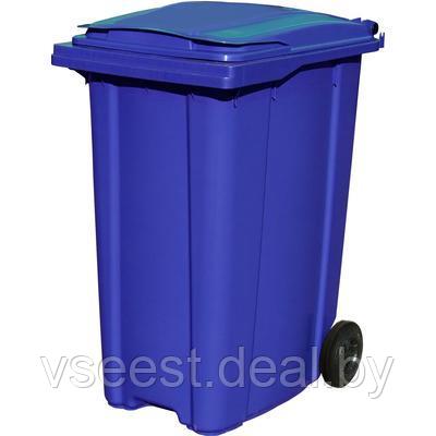 Пластиковый мусорный контейнер на 360 литров (In) - фото 2 - id-p97112600