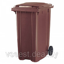 Пластиковый мусорный контейнер на 360 литров (In), фото 3