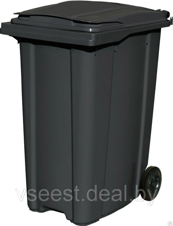 Пластиковый мусорный контейнер на 360 литров (In) - фото 6 - id-p97112600