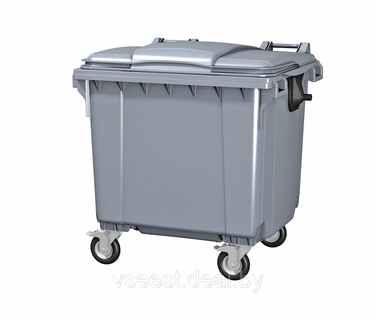 Пластиковый мусорный контейнер на 660 литров (In) - фото 1 - id-p97112601