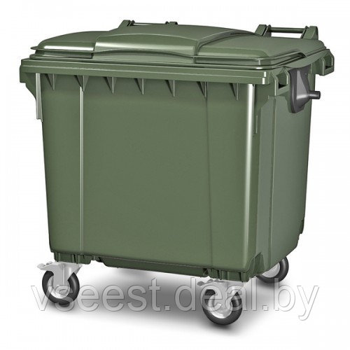 Пластиковый мусорный контейнер на 660 литров (In) - фото 2 - id-p97112601
