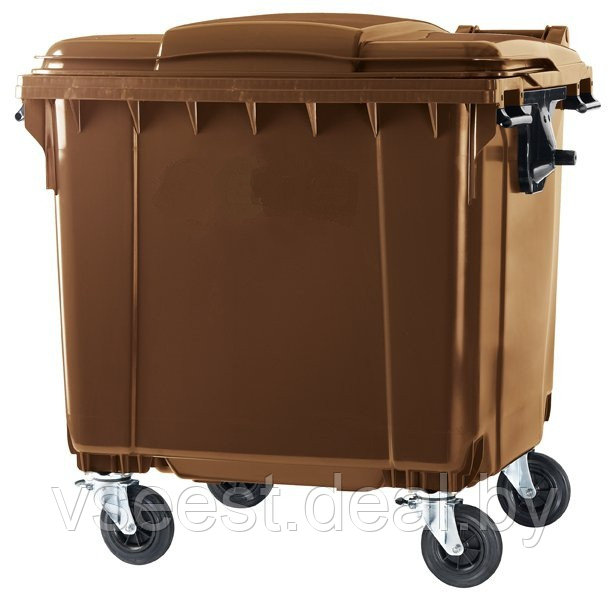 Пластиковый мусорный контейнер на 660 литров (In) - фото 6 - id-p97112601