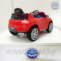 Детский электромобиль WINGO PORSCHE CAYENNE LUX Красный, фото 2
