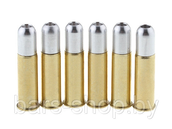 Набор из 6 патронов для пулевых револьверов Gletcher