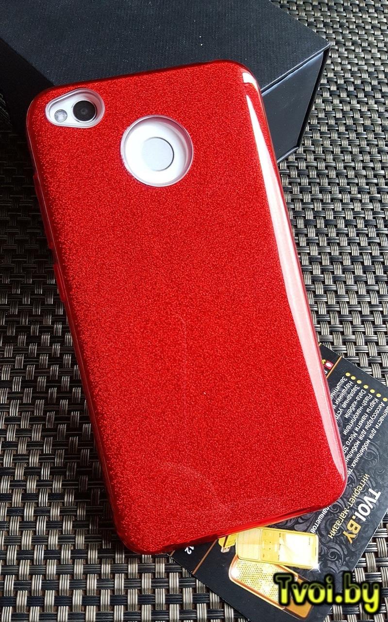 Чехол для Xiaomi Redmi 4x накладка Fashion (3 в 1), красный - фото 4 - id-p67932001
