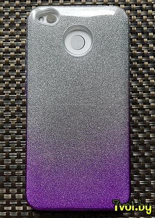 Чехол для Xiaomi Redmi 4x накладка Fashion (3 в 1), фиолетовый, фото 2
