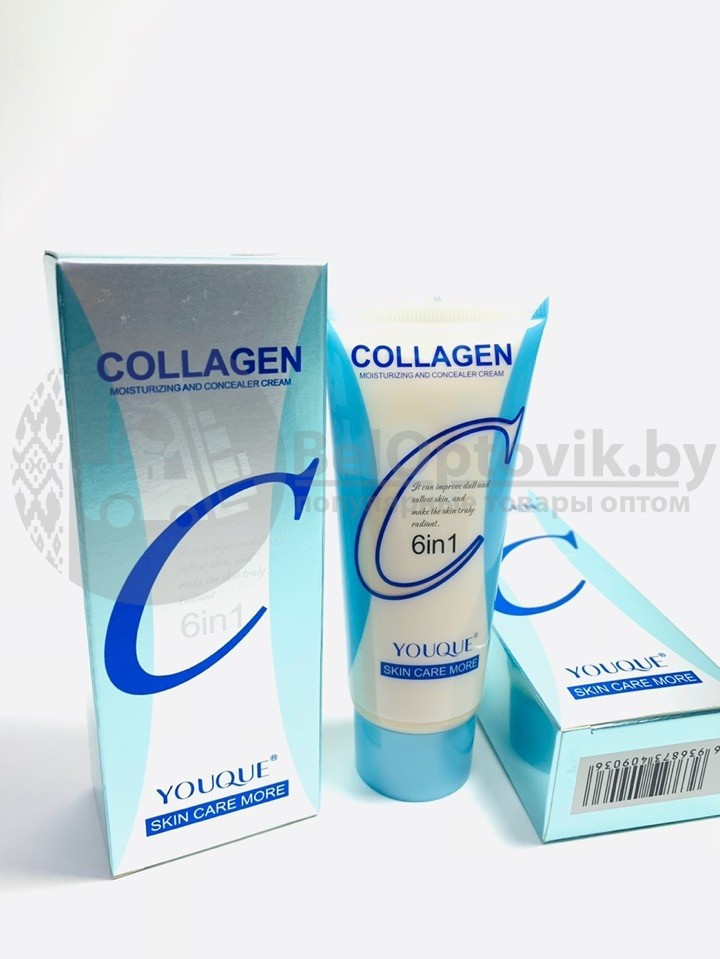 Увлажняющий тональный крем корректор Collagen Moisturizing and Сoncealer Crem 60 ml Тон 01 - фото 7 - id-p97132343