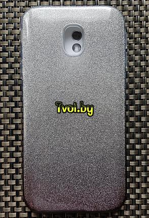 Чехол для Samsung Galaxy J3 2017 (J330) накладка Fashion (3 в 1), черный, фото 2
