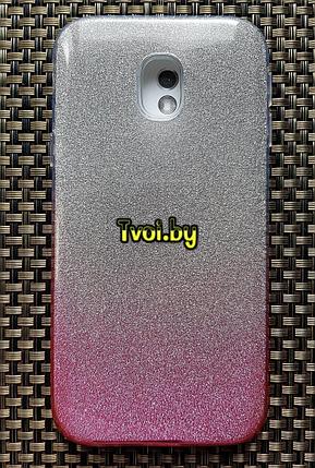 Чехол для Samsung Galaxy J5 2017 (J530) накладка Fashion (3 в 1), розовый, фото 2