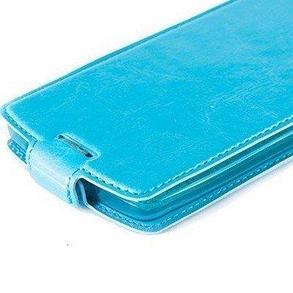 Чехол для HTC Desire 326g блокнот Slim Flip Case, голубой, фото 2