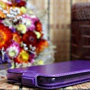 Чехол для HTC Desire 326g блокнот Experts Slim Flip Case, фиолетовый, фото 2