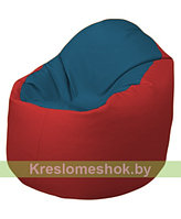 Кресло мешок Bravо (синий-красный)