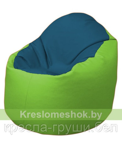 Кресло мешок Bravо (синий-фисташковый), фото 2