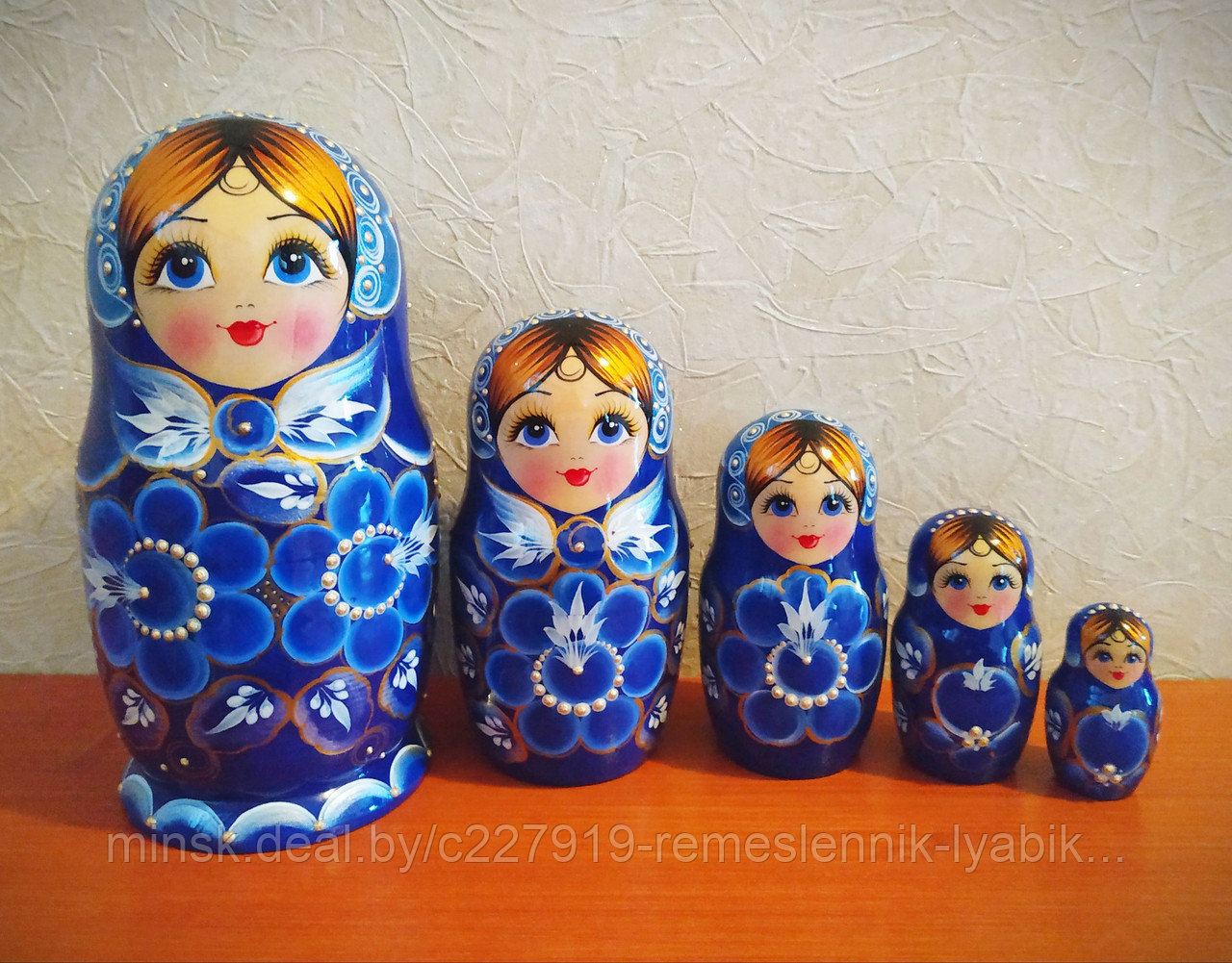 Матрёшка на 5 частей! Ручной работы!