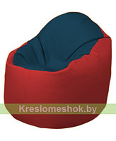 Кресло мешок Bravо (темно-синий, красный)