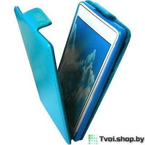 Чехол для HTC One mini блокнот Slim Flip Case, голубой, фото 2
