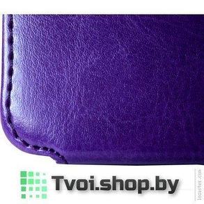 Чехол для HTC One mini блокнот Experts Slim Flip Case, фиолетовый, фото 2