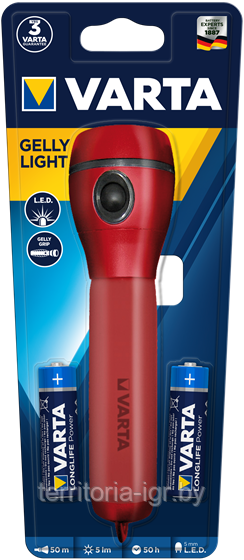 Светодиодный фонарь 16616 LED Gelly Light красный Varta