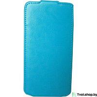 Чехол для Huawei Ascend G6 блокнот Slim Flip Case, голубой