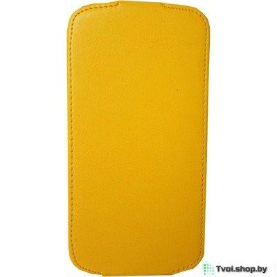Чехол для Huawei Ascend G630 блокнот Slim Flip Case LS, желтый - фото 1 - id-p61491241