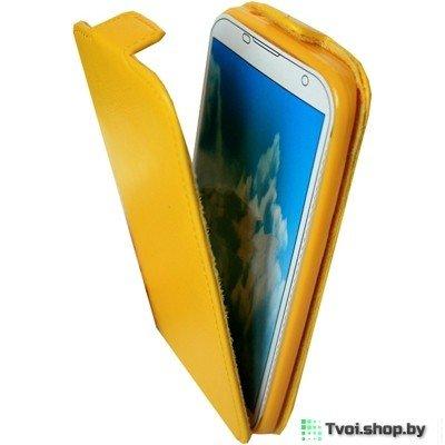 Чехол для Huawei Ascend G630 блокнот Slim Flip Case LS, желтый - фото 2 - id-p61491241