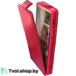 Чехол для Huawei Ascend G630 блокнот Slim Flip Case LS, розовый, фото 2