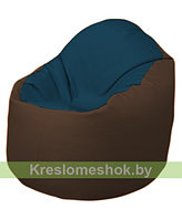 Кресло мешок Bravо (темно-синий, шоколад)