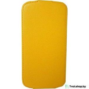 Чехол для Huawei Ascend G730 блокнот Slim Flip Case LS, желтый, фото 2
