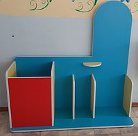 Стеллаж ДУ-ИМ-019  "Силач +" (детская мебель для спортинвентаря)