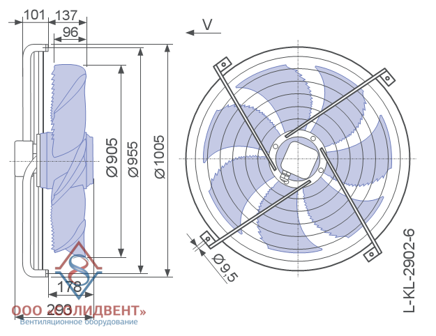 Вентилятор FN091-SDI.7M.V5P1 - фото 2 - id-p97165515